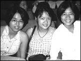 Me, Jo and Liz at a play ('97)